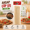 Ahşap Çöp Şiş 35cm 46pcs Bx40