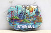 Ahşap İstanbul Temalı Magnet - Model 11