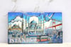 Ahşap İstanbul Temalı Magnet - Model 12