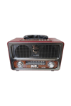 Ahşap retro FM radyo USB SD Bluetooth hoparlör beyaz renk 2 yıl garantili - Elektronik
