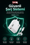 Akıllı Çip Korumalı 120W Hızlı Şarj Cihazı Kablo Dahil Güvenli Dolum Seti