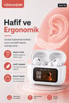 Akıllı Ekranlı Şarj Kutusuna Sahip Kablosuz Kulaklık Kulak İçi Stereo Ses Özellikli