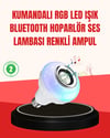 Akıllı LED Ampul – E27 Uyumlu ve Müzik Çalarlı Tasarım