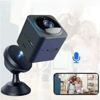 Akıllı Mini Kamera 1080P HD WiFi Mobil Uygulamalı Şarjlı Gece Görüşlü Çift Yönlü Ses Kart Destekli
