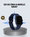 Akıllı Saat 360 mAh Çoklu Spor Modlu Lacivert Siyah Kordon
