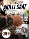 Akıllı Saat 5.0 Bluetooth Bağlantılı Sağlık ve Uyku Takibi Sosyal Medya Girişli Yeni Nesil