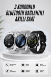 Akıllı Saat Amoled Ekran Bluetooth Bağlantılı Sesli Görüşme Nabız Ölçer