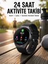 Akıllı Saat Bluetooth Bağlantılı Amoled Ekran Uyku ve Sağlık Takibi Yeni Nesil