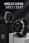 Akıllı Saat Bluetooth Bağlantılı Amoled Ekran Uyku ve Sağlık Takibi