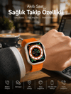 Akıllı Saat Bluetooth Bağlantılı Uyku ve Sağlık Takibi