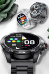 Akıllı Saat Sağlık ve Fitness Takibi Bluetooth Bağlantılı Dokunmatik Ekran