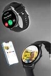Akıllı Saat Sesli Görüşme Bluetooth Bağlantılı 3 Kordonlu Yeni Nesil