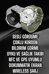 Akıllı Saat Sesli Görüşme Titreşimli Nabız Sensörlü Spor Modları