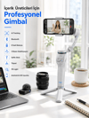 Akıllı Telefon Gimbal Sabitleyici 360° Takip Özellikli Profesyonel Video Çekim Stabilizeri