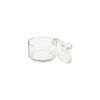 Akut-12268 Mini Kapaklı Cam Şekerlik 90ml Bx40