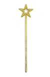 Altın Renk Yıldız Peri Asası Peri Değneği 34 cm 1 Adet