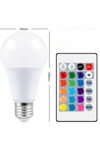 Ambiyans Aydınlatma RGB Led Lamba Kumandalı Renk Değiştirebilen