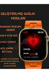 AMOLED ekranlı, sesli görüşme ve sağlık takip özelliklerine sahip, şık tasarımlı bir akıllı saat.