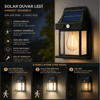 Ampul Model 3 Modlu Solar Led Duvar Lambası, Güneş Enerjili, Şarjlı Kablosuz Dış Mekân Apliği, Bahçe Ve Kapı Lambası Bx40