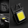 Anahtarlıklı, Açacaklı,güçlü Mıknatıslı 3 Farklı Led Modlu Mini Boy Asılabilen Led Kamp Aydınlatması,el Feneri Bx40
