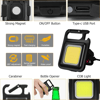 Anahtarlıklı Fener Fener Cob Led Bx40
