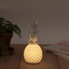 Ananas Şeklinde Desenli Büyük Boy Pilli Masa Ve Gece Lambası Bx40