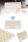 Android ve İOS Uyumlu Bluetooth Klavye Touchpad Slim Kablosuz Wifi Q Klavye