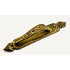 Antika Tarz Dekoratif Pirinç Kubbeli Çekme Kapı Kolu - 396x68 Mm, Antik