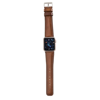 Apple Watch Uyumlu Deri Kordon 42-44-45mm RST2EF Taba
