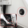 Araba Kapı Ses Ve Darbe Emici Pad 10 Adet Siyah Bx40