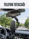 Araç Dikiz Aynası Telefon Tutucu Ayarlanabilir Katlanabilir Navigasyon Telefon Standı