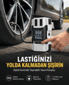 Araç Lastik Şişirme Pompası ve Akü Takviye Powerbank Bir Arada Yeni Nesil