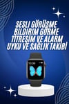 Arama Cevaplayabilen Akıllı Saat Bluetooth Bağlantılı Sosyal Medya Girişli Yeni Nesil