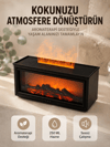 Aroma Difüzörü Simüle Alev Efektli Sessiz Hava Nemlendirici 250 ML