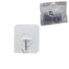 Askı 10pcs Tekli Metal Uçlu Mika Kristal Pls. Tabanlı Şeffaf Pvc Yapışkanlı Montaj Bx40