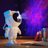 Astronot, Galaksi, Projektör, Uzaktan Kumandalı, Gece Lambası Bwr-47 Bx40