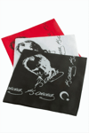 Atatürk İmzalı Desenli Keten Bandana 50*50