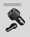 AUX Bluetooth Adaptör ve 38W Hızlı Araç Şarj Cihazı Seti
