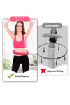 Ayarlanabilir Akıllı Hula Hoop Bel İnceletme Egzersiz Çemberi Kırmızı 24 Parça Fitness