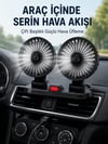 Ayarlanabilir Çift Başlıklı Sessiz Araç İçi Vantilatör