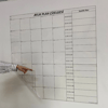 Aylık Planlayıcı Manyetik Duvar Stickerı Takvim Plan Çizelgesi Bx40