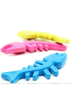 Balık Kemiği İskelet Şekilli Renkli Plastik Kedi Oyuncağı Bx40