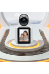 Bebek odası kamerası LCD ekranlı 1080P IP beyaz 2 yıl garantili gece görüşlü - Var Canlı İzleme