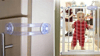 Bebek Ve Çocuklar İçin Dolap Çekmece Emniyet Güvenlik Kilidi Bx40