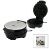 BELÇİKA WAFFLE MAKİNESİ ELEKTRİKLİ 4 WAFFLE - YAPIŞMAZ DÖKÜM PLAKA PASLANMAZ ÇELİK ÜST KAPLAMA SSM-2591 (3936)