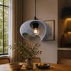Beton Dokulu İskandi̇nav Premi̇um Salon Oturmaodası Avize 21 X 26 Cm Gri
