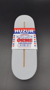Beyaz - 2.5cm Paça Lastik Geniş 10mt. Bx40