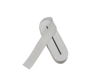 Beyaz - 4cm Paça Lastik Yassı Geniş 10mt Bx40