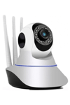 Beyaz 360° wifi ip güvenlik kamera gece görüşlü sensörlü SD kart destekli HD kayıt H.264