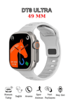 Beyaz 49 mm Akıllı Saat, GPS ve NFC Özellikli, Sesli Görüşme ve Uyku Takibi Fonksiyonlu